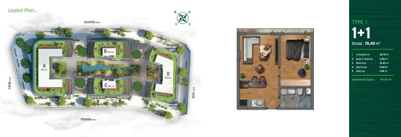 فروش آپارتمان در پروژه ایستووا کایتهانه استانبول