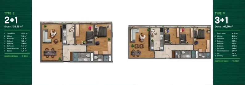 فروش آپارتمان در پروژه ایستووا کایتهانه استانبول