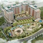 A high angle view of a building Description automatically generated