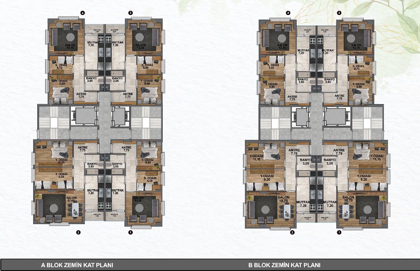 A two floor plans of a building

Description automatically generated with medium confidence